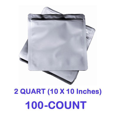 7-Mil Zip Seal Mylar Bags.