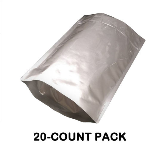 Picture of 2.5 Gallon 7-MIL Gusseted Zip Lock Mylar Bags (20-COUNT)