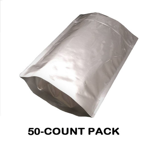 Picture of 2.5 Gallon 7-MIL Gusseted Zip Lock Mylar Bags (50-COUNT)
