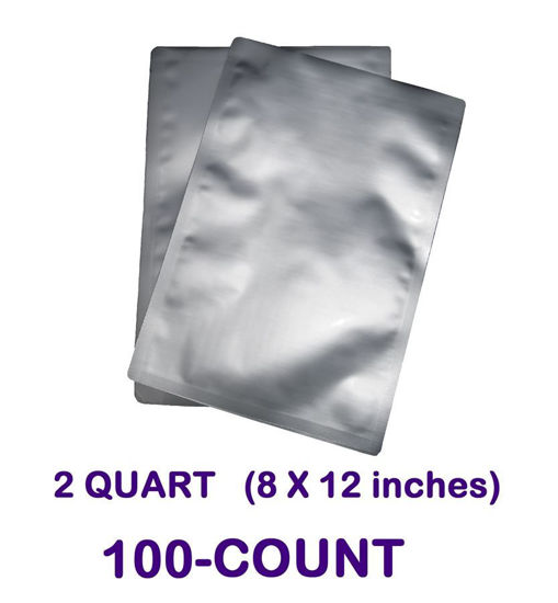 Picture of 2 Quart  7-Mil Standard Mylar Bag (100-COUNT)