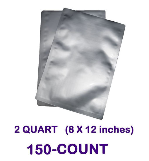 Picture of 2 Quart 7-Mil Standard Mylar Bag (150-COUNT)