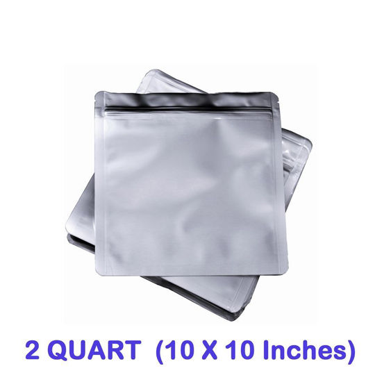 7-Mil Zip Seal Mylar Bags.