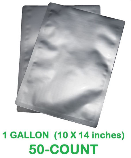 Picture of 1 Gallon 7-Mil Standard Mylar Bag (50-COUNT)
