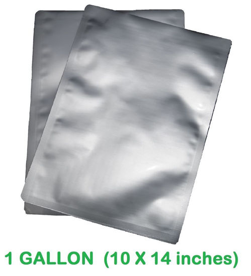 1 Gallon Mylar Bag With Ziplock Case