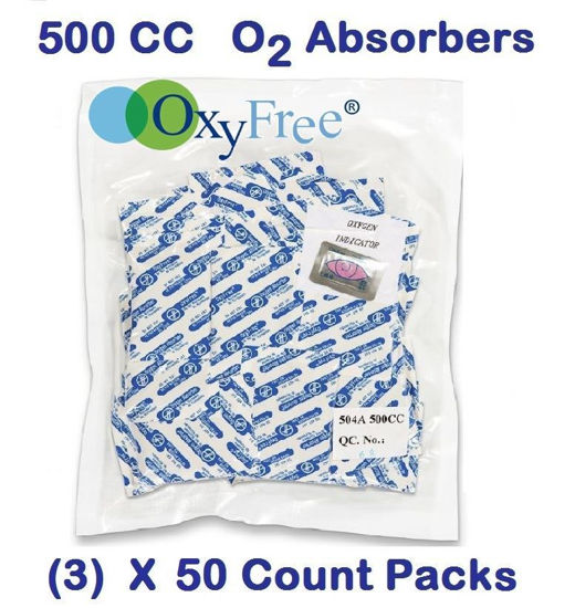 Picture of 500 CC  O2 Absorbers   (3) - 50 Count Packs