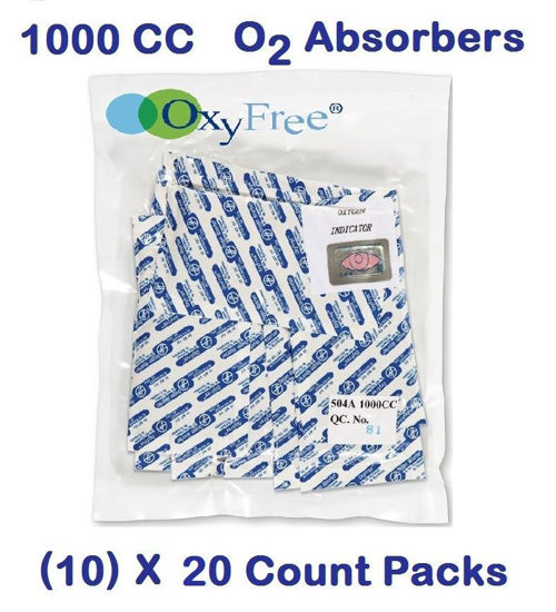 Picture of 1000 CC  O2 Absorbers   (10) - 20 Count Packs