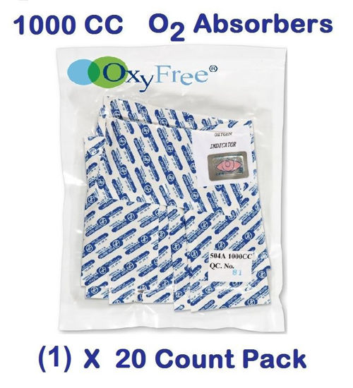 Picture of 1000 CC  O2 Absorbers   (1) - 20 Count Pack