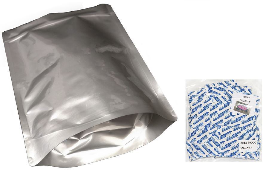 2.5 Gallon 7Mil Gusseted Zip Seal Mylar Bag plus 1000 CC Oxygen Absorbers.