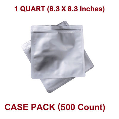 Picture of 1 Quart 7 Mil Mylar Zip Lock Bags (BULK-CASE)- 500 COUNT