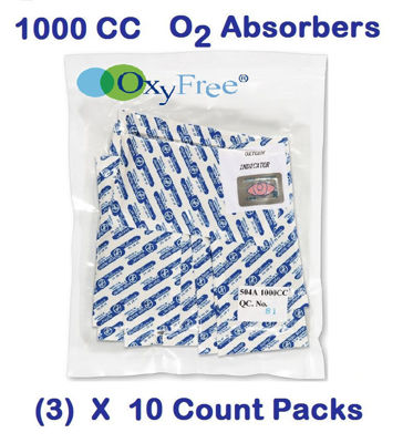 Picture of 1000 CC  O2 Absorbers   (3) - 10 Count Packs