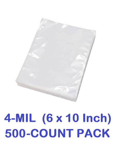 Picture of 4-MIL (6 x 10 Inch) Vacuum Chamber Pouch (500-COUNT)