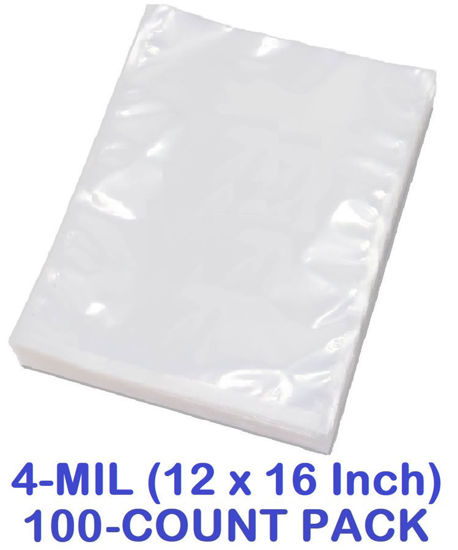Picture of 4-MIL (12 x 16 Inch) Vacuum Chamber Pouch (100-COUNT)