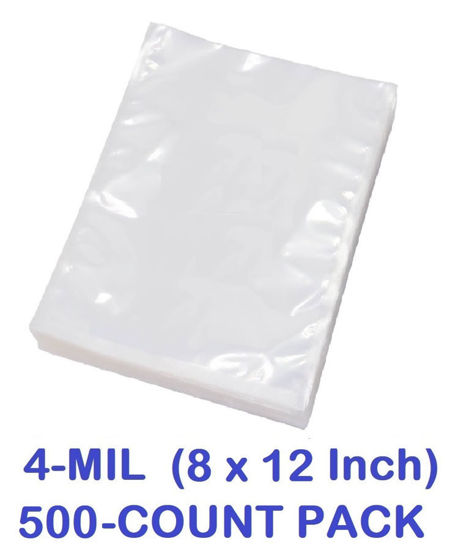 Picture of 4-MIL (8 x 12 Inch) Vacuum Chamber Pouch (500-COUNT)