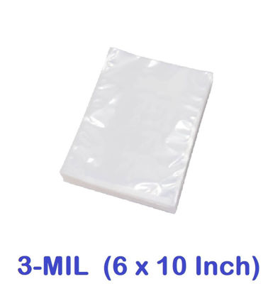 Picture of 6 x 10 INCH  3-Mil Chamber Vacuum Pouch