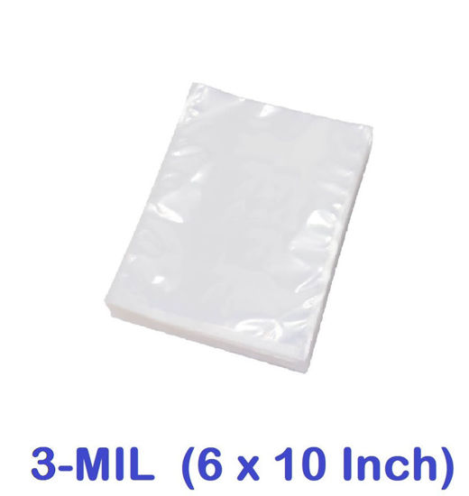 Picture of 6 x 10 INCH  3-Mil Chamber Vacuum Pouch