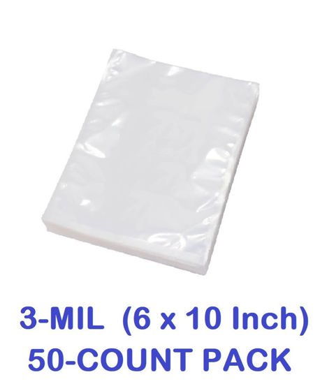 Picture of 3-MIL (6 x 10 Inch) Vacuum Chamber Pouch (50-COUNT)
