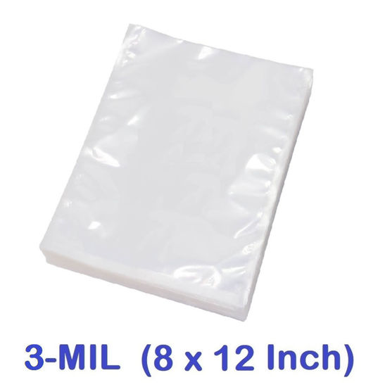 Picture of 8 x 12 INCH  3-Mil Chamber Vacuum Pouch