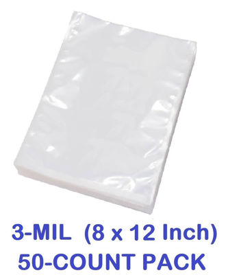 Picture of 3-MIL (8 x 12 Inch) Vacuum Chamber Pouch (50-COUNT)