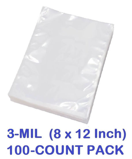 Picture of 3-MIL (8 x 12 Inch) Vacuum Chamber Pouch (100-COUNT)