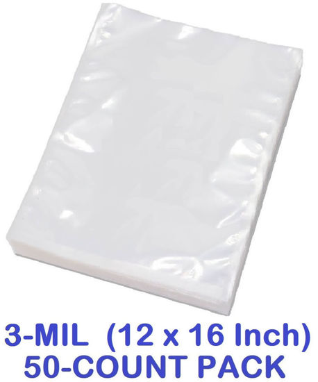 Picture of 3-MIL (12 x 16 Inch) Vacuum Chamber Pouch (50-COUNT)
