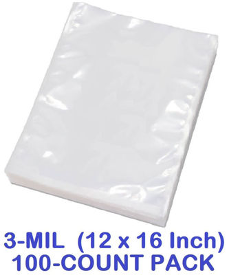 Picture of 3-MIL (12 x 16 Inch) Vacuum Chamber Pouch (100-COUNT)