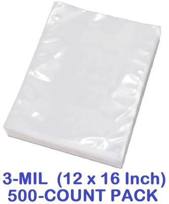 Picture of 3-MIL (12 x 16 Inch) Vacuum Chamber Pouch (500-COUNT)