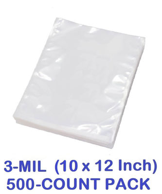 12 X 12 Vacuum Chamber Pouches 3-Mil 1000/Box