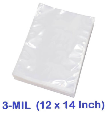 Picture of 12 x 14 INCH  3-Mil Chamber Vacuum Pouch