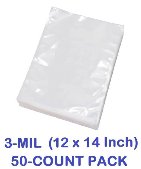 Picture of 3-MIL (12 x 14 Inch) Vacuum Chamber Pouch (50-COUNT)