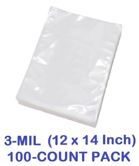 Picture of 3-MIL (12 x 14 Inch) Vacuum Chamber Pouch (100-COUNT)