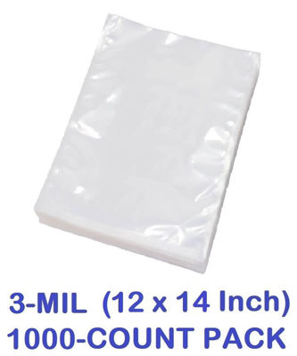 Picture of 3-MIL (12 x 14 Inch) Vacuum Chamber Pouch (1000-COUNT)