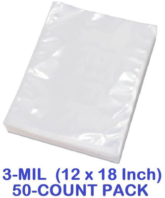 Picture of 3-MIL (12 x 18 Inch) Vacuum Chamber Pouch (50-COUNT)