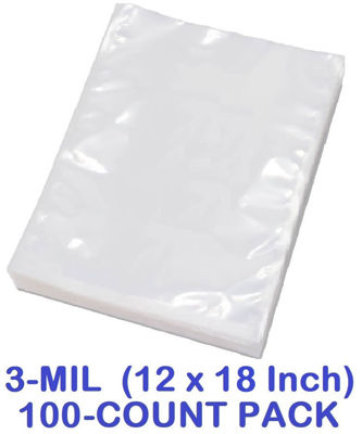 Picture of 3-MIL (12 x 18 Inch) Vacuum Chamber Pouch (100-COUNT)