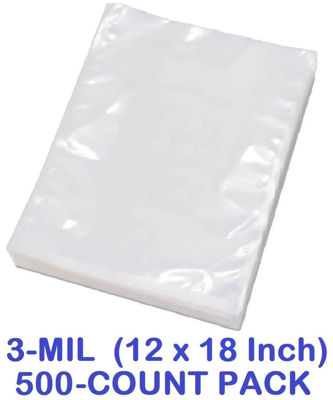 Picture of 3-MIL (12 x 18 Inch) Vacuum Chamber Pouch (500-COUNT)