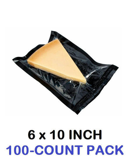 Picture of (6 x 10 Inch) Black-backed Vacuum Chamber Pouch (100-COUNT)
