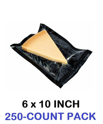 Picture of (6 x 10 Inch) Black-backed Vacuum Chamber Pouch (250-COUNT)