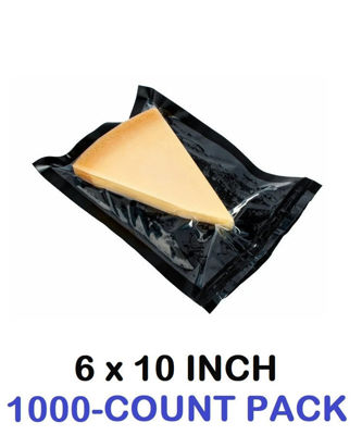 Picture of (6 x 10 Inch) Black-backed Vacuum Chamber Pouch (1000-COUNT)