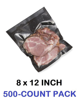 Picture of (8 x 12 Inch) Black-backed Vacuum Chamber Pouch (500-COUNT)