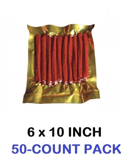 Picture of (6 x 10 Inch) Gold-backed Vacuum Chamber Pouch (50-COUNT)