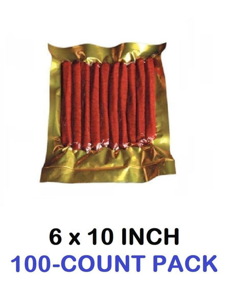 Picture of (6 x 10 Inch) Gold-backed Vacuum Chamber Pouch (100-COUNT)