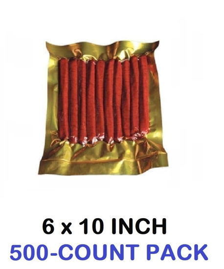 Picture of (6 x 10 Inch) Gold-backed Vacuum Chamber Pouch (500-COUNT)