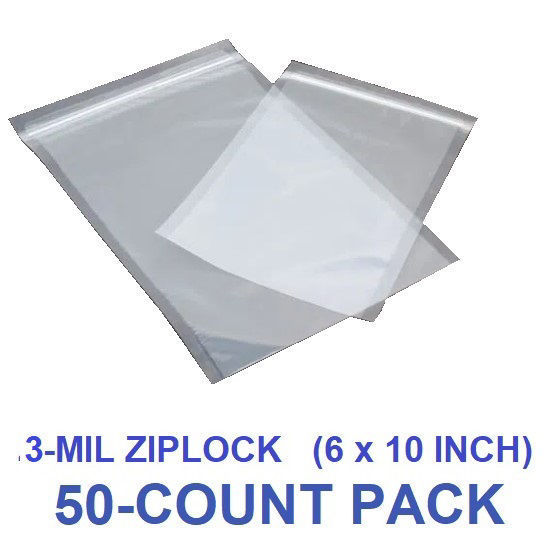 Picture of 3-MIL (6 x 10 Inch) Zip Seal Vacuum Chamber Pouch (50-COUNT)