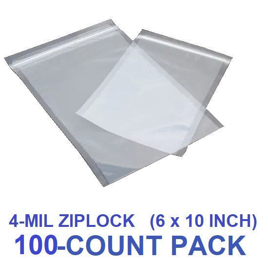 Picture of 4-MIL (6 x 10 Inch) Zip Seal Vacuum Chamber Pouch (100-COUNT)