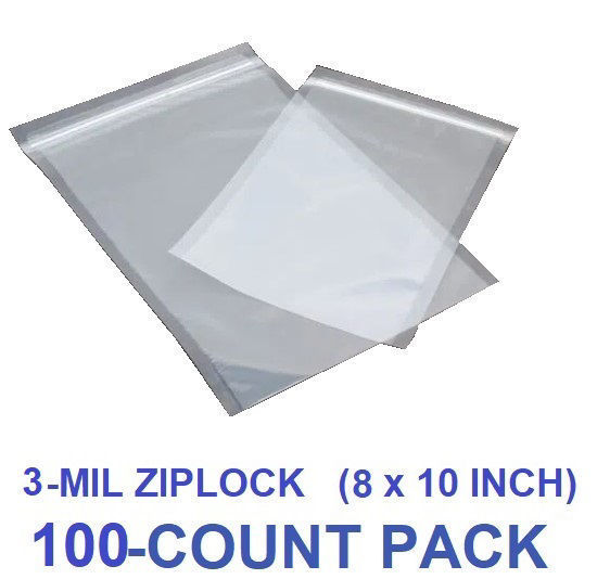 Picture of 3-MIL (8 x 10 Inch) Zip Seal Vacuum Chamber Pouch (100-COUNT)
