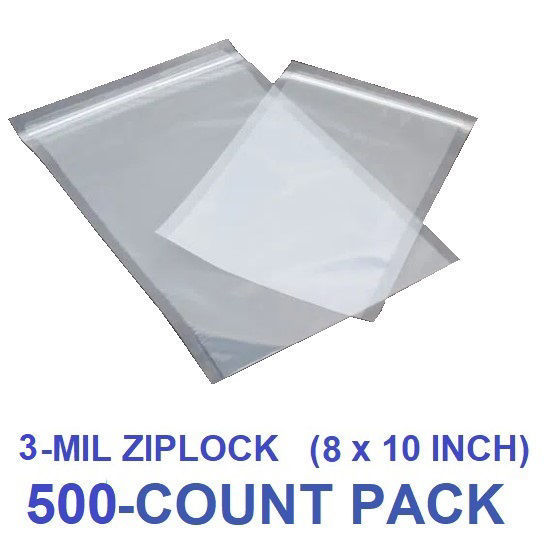 Picture of 3-MIL (8 x 10 Inch) Zip Seal Vacuum Chamber Pouch (500-COUNT)
