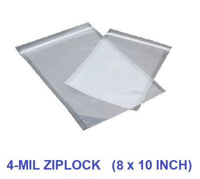 Picture of 8 x 10 INCH  4-MIL PRE-ZIPPERED Chamber Vacuum Pouch