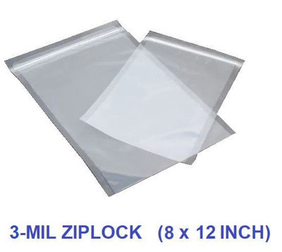 Picture of 3-MIL (8 x 12 Inch) Zip Seal Vacuum Chamber Pouch (50-COUNT)