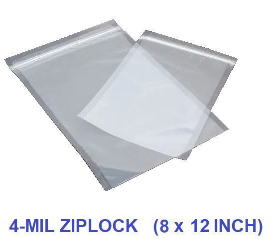 Picture of 4-MIL (8 x 12 Inch) Zip Seal Vacuum Chamber Pouch (50-COUNT)