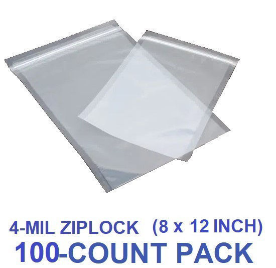 Picture of 4-MIL (8 x 12 Inch) Zip Seal Vacuum Chamber Pouch (100-COUNT)