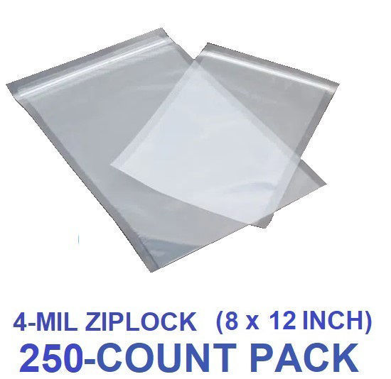 Picture of 4-MIL (8 x 12 Inch) Zip Seal Vacuum Chamber Pouch (250-COUNT)